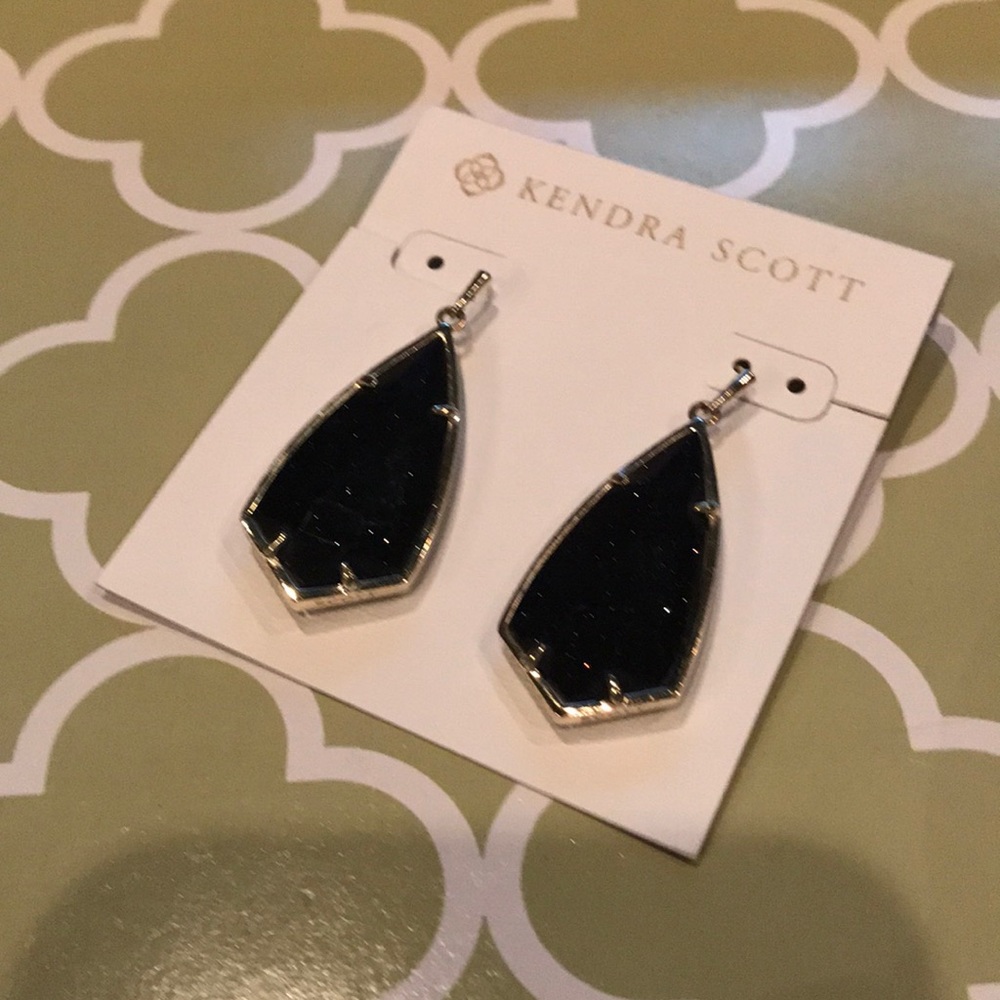 Kendra Scott Blue Goldstone Earrings